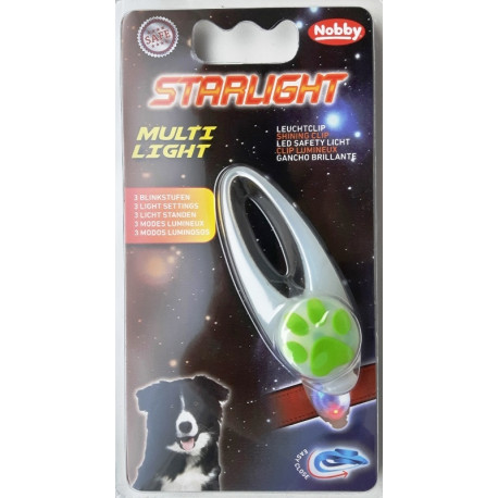 Starlight Multi Light blikající přívěšek transparentní 1ks