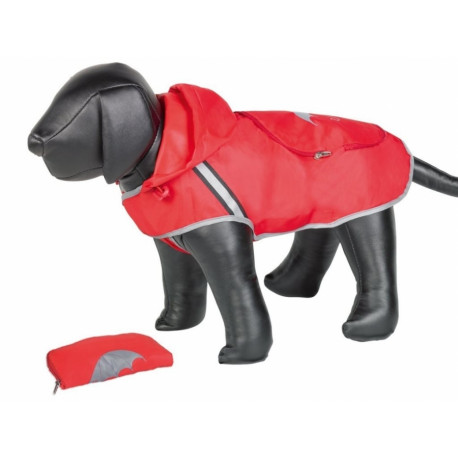 Nobby Rainy červená reflexní pláštěnka pro psa