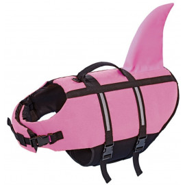 Nobby plovací vesta pro psa Žralok růžová