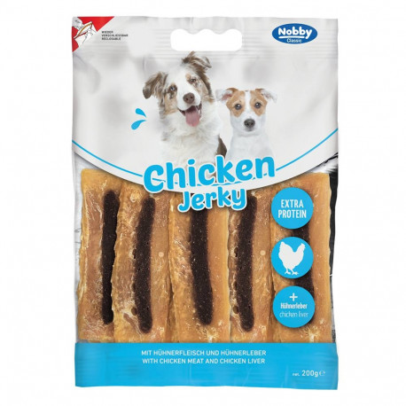 Nobby StarSnack CLASSIC Dog Chicken Jerky s játry 200 g