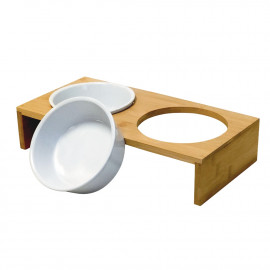 Psí bar + 2 misky ILUS 2x 500 ml