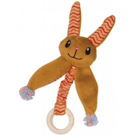 Hračka pro kočky králík s catnipem 20 cm