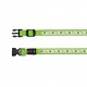 Svítící obojek USB zelený S-M - doprodej
